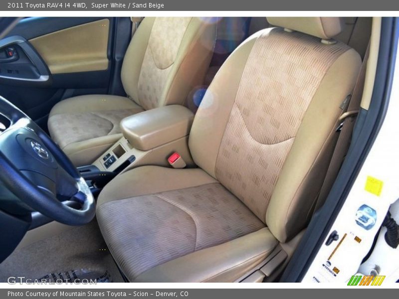 Super White / Sand Beige 2011 Toyota RAV4 I4 4WD