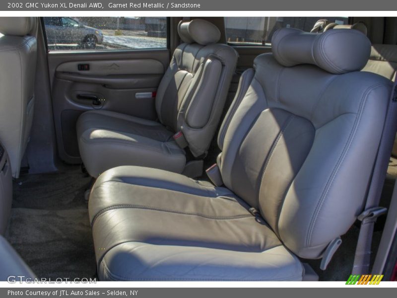 Garnet Red Metallic / Sandstone 2002 GMC Yukon XL Denali AWD