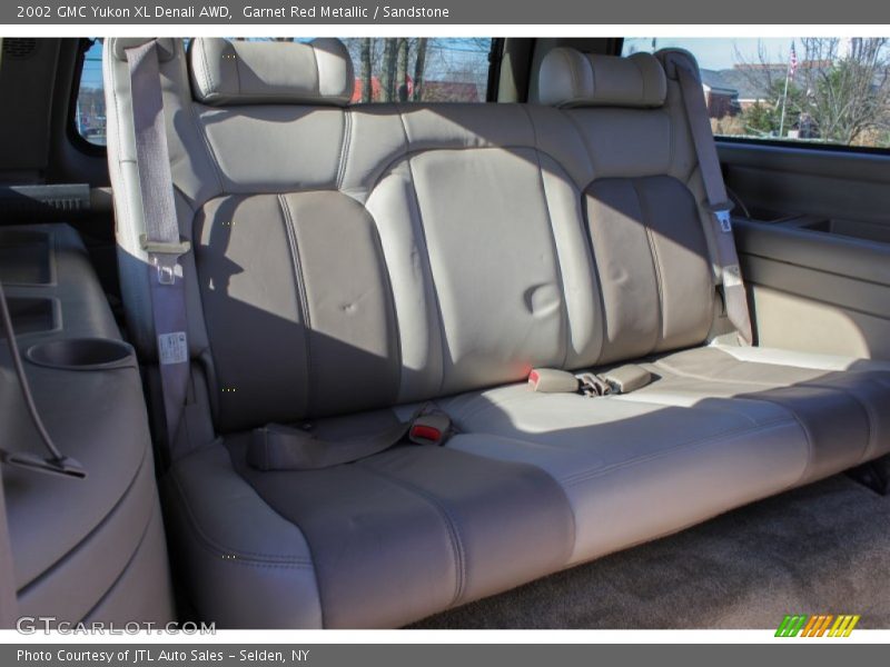 Garnet Red Metallic / Sandstone 2002 GMC Yukon XL Denali AWD