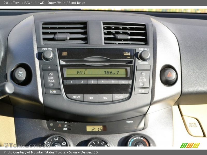 Super White / Sand Beige 2011 Toyota RAV4 I4 4WD