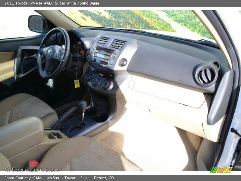 Super White / Sand Beige 2011 Toyota RAV4 I4 4WD