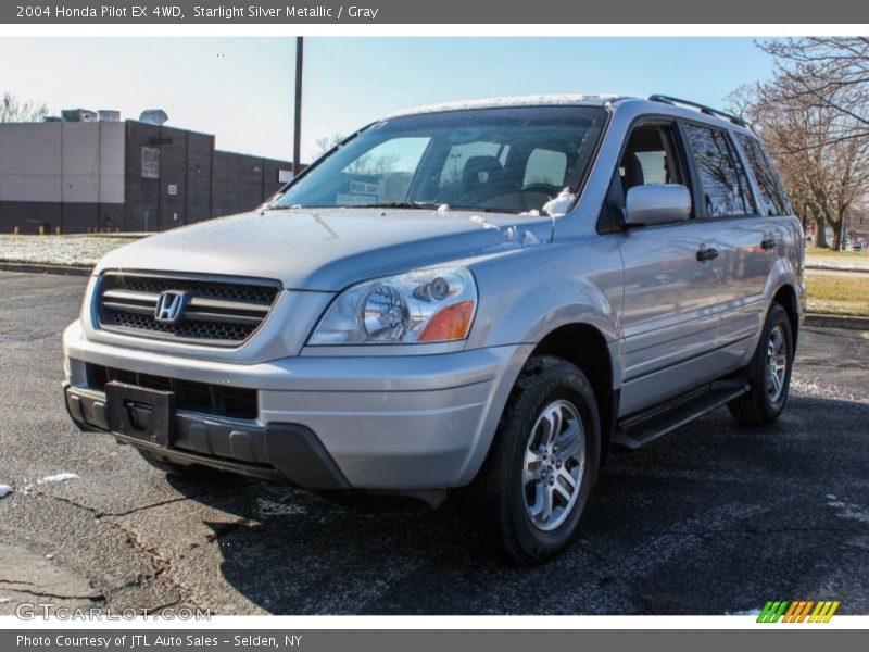 Starlight Silver Metallic / Gray 2004 Honda Pilot EX 4WD