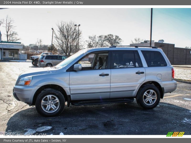 Starlight Silver Metallic / Gray 2004 Honda Pilot EX 4WD