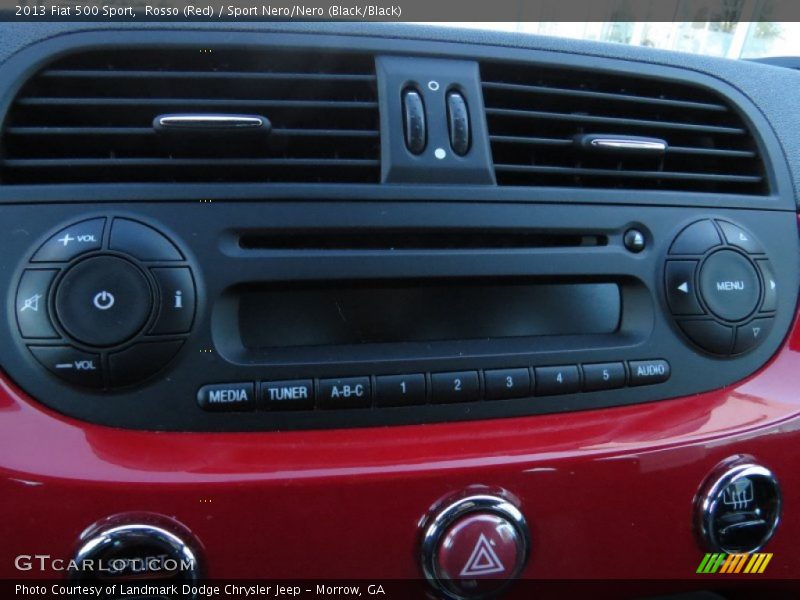 Rosso (Red) / Sport Nero/Nero (Black/Black) 2013 Fiat 500 Sport