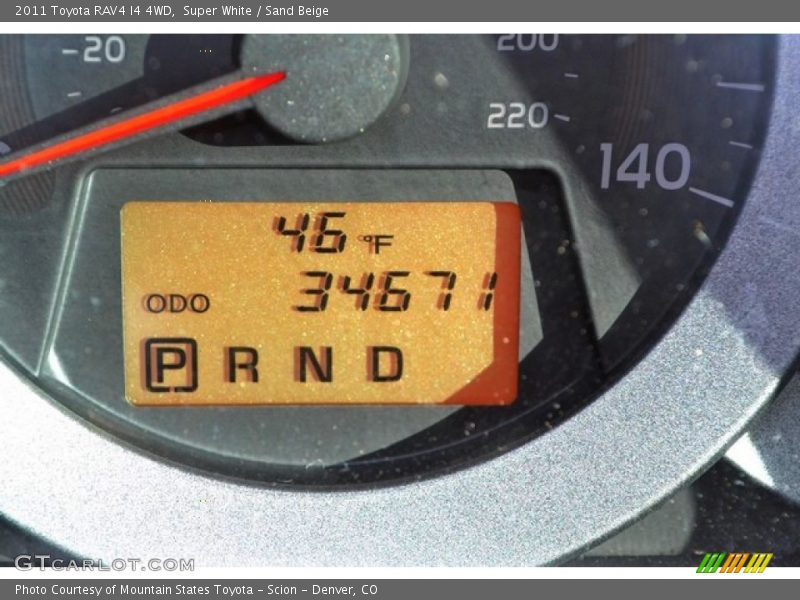 Super White / Sand Beige 2011 Toyota RAV4 I4 4WD