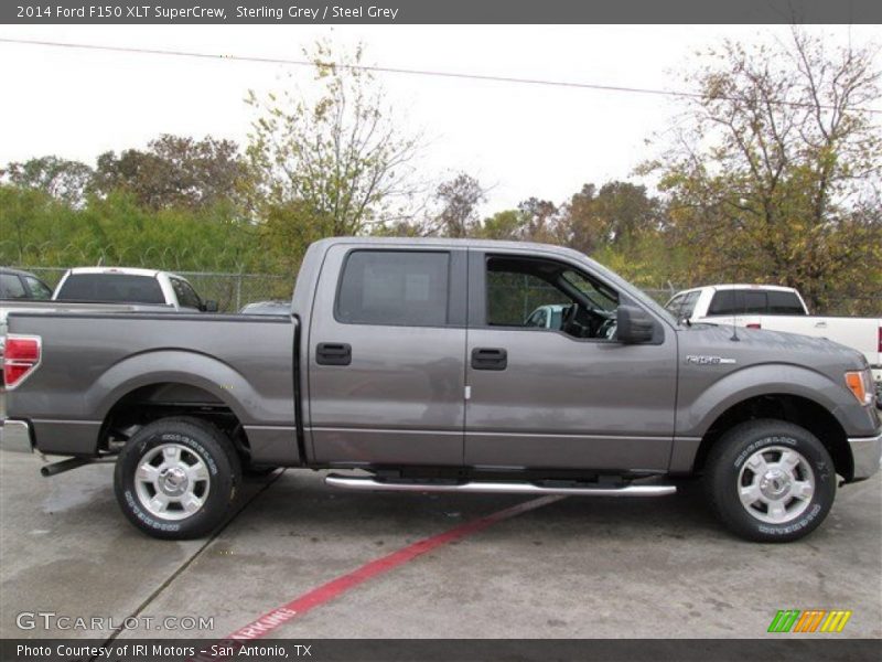 Sterling Grey / Steel Grey 2014 Ford F150 XLT SuperCrew