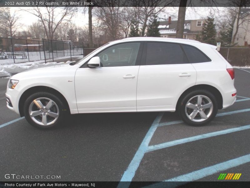 Ibis White / Black 2012 Audi Q5 3.2 FSI quattro