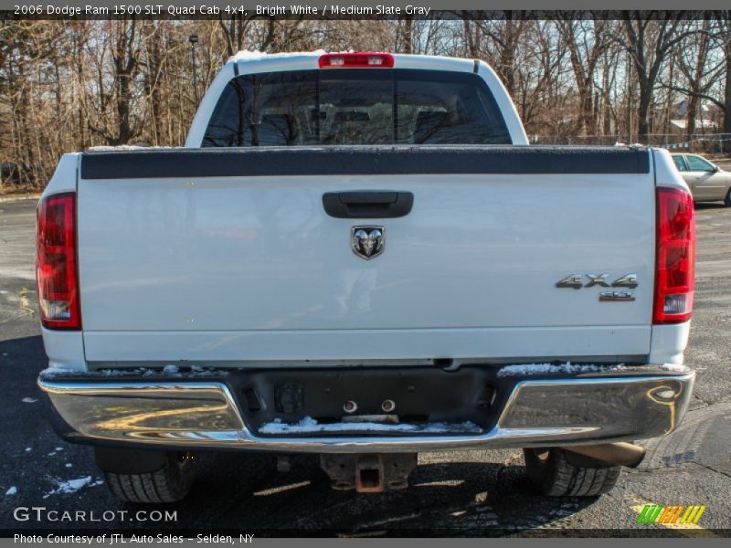 Bright White / Medium Slate Gray 2006 Dodge Ram 1500 SLT Quad Cab 4x4