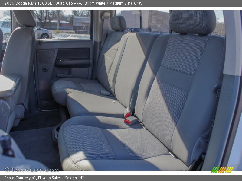 Bright White / Medium Slate Gray 2006 Dodge Ram 1500 SLT Quad Cab 4x4