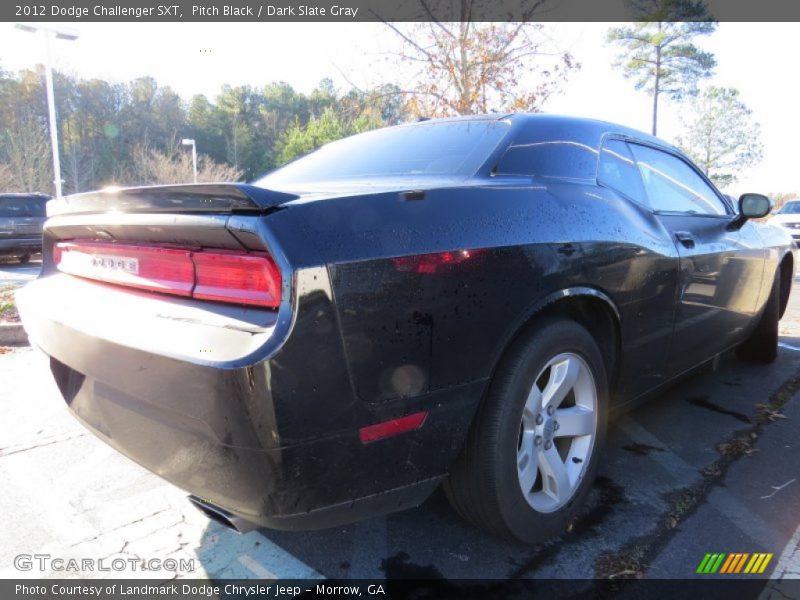 Pitch Black / Dark Slate Gray 2012 Dodge Challenger SXT