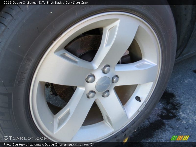 Pitch Black / Dark Slate Gray 2012 Dodge Challenger SXT