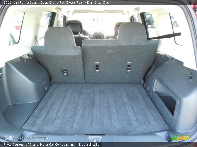 Deep Cherry Red Crystal Pearl / Dark Slate Gray 2011 Jeep Patriot Sport