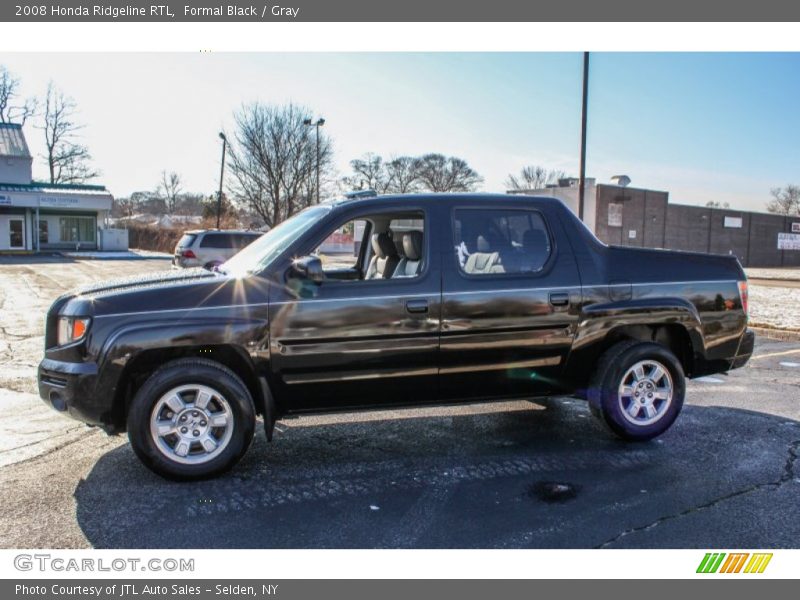 Formal Black / Gray 2008 Honda Ridgeline RTL