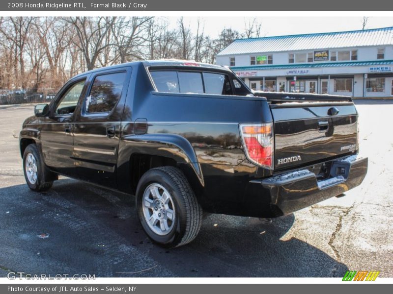 Formal Black / Gray 2008 Honda Ridgeline RTL