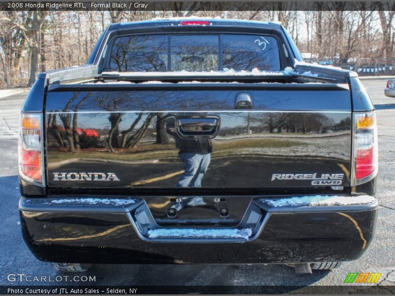 Formal Black / Gray 2008 Honda Ridgeline RTL