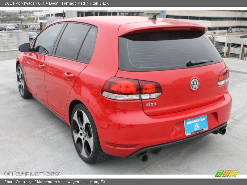 Tornado Red / Titan Black 2011 Volkswagen GTI 4 Door
