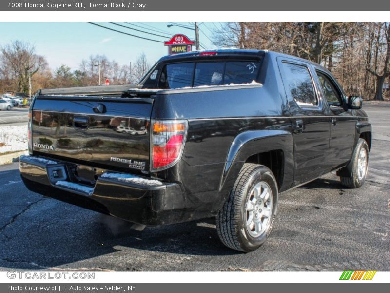Formal Black / Gray 2008 Honda Ridgeline RTL