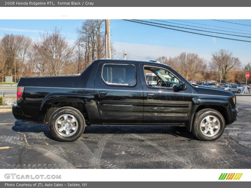 Formal Black / Gray 2008 Honda Ridgeline RTL