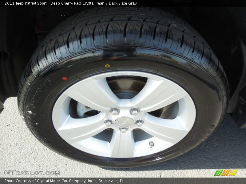 Deep Cherry Red Crystal Pearl / Dark Slate Gray 2011 Jeep Patriot Sport