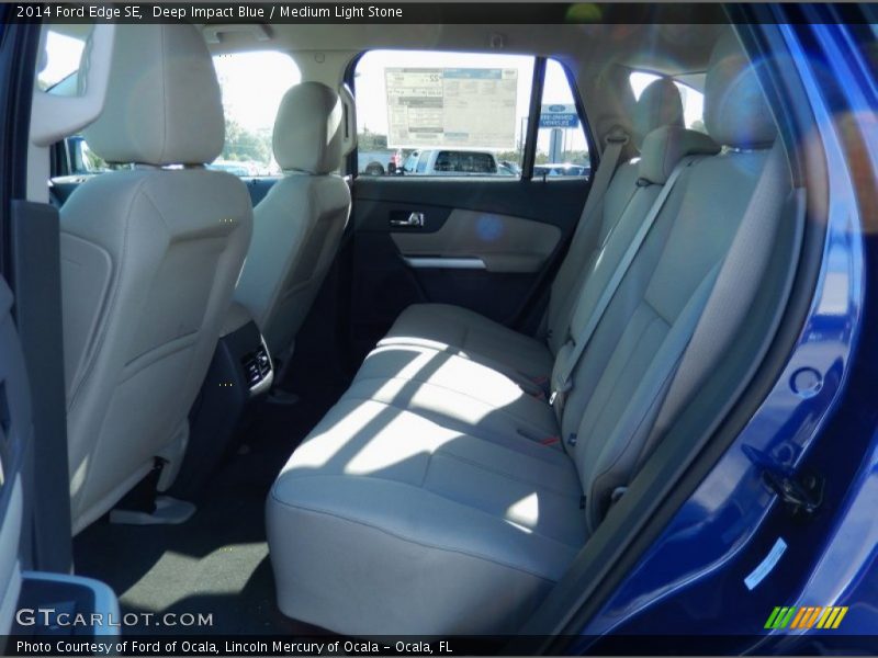 Rear Seat of 2014 Edge SE