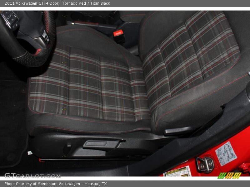 Tornado Red / Titan Black 2011 Volkswagen GTI 4 Door