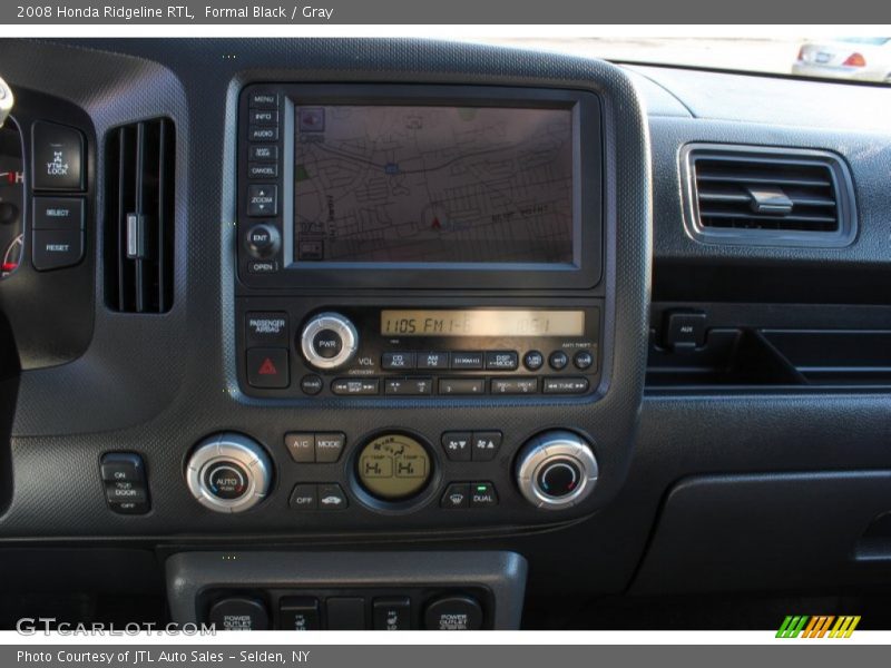 Formal Black / Gray 2008 Honda Ridgeline RTL