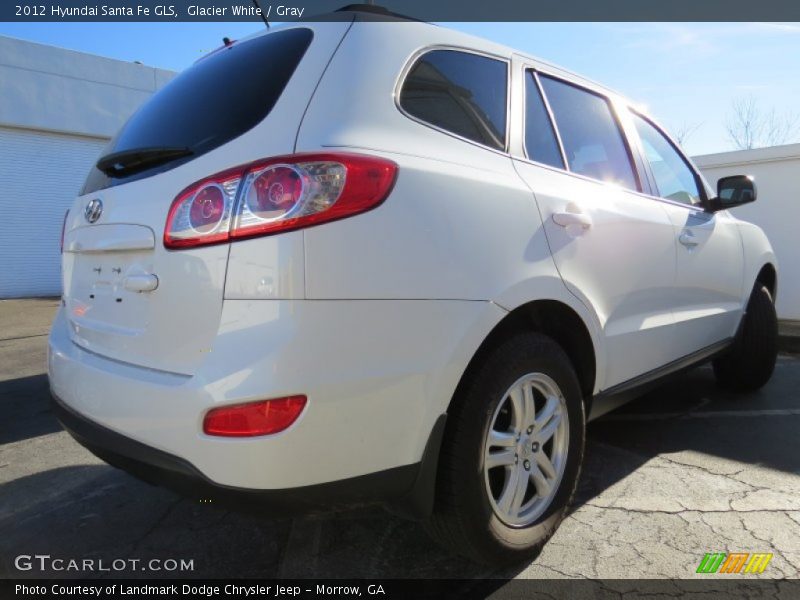 Glacier White / Gray 2012 Hyundai Santa Fe GLS