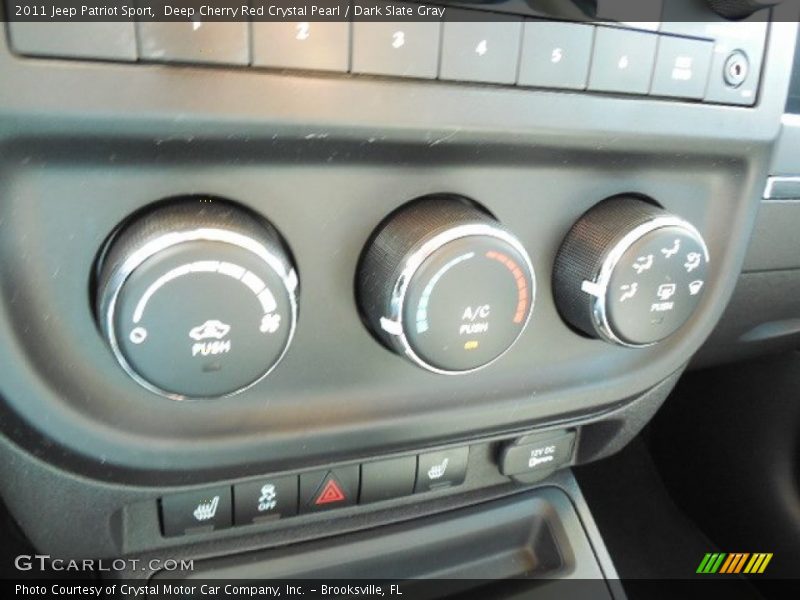 Deep Cherry Red Crystal Pearl / Dark Slate Gray 2011 Jeep Patriot Sport