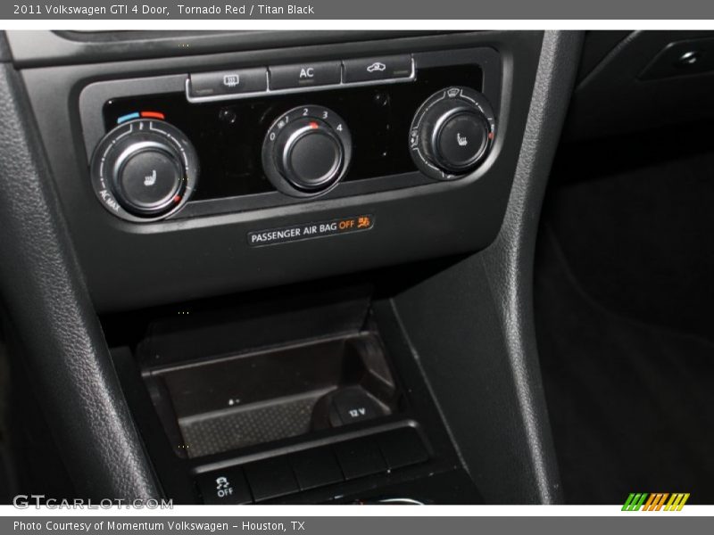 Tornado Red / Titan Black 2011 Volkswagen GTI 4 Door