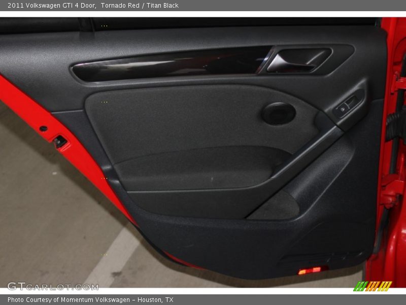 Tornado Red / Titan Black 2011 Volkswagen GTI 4 Door