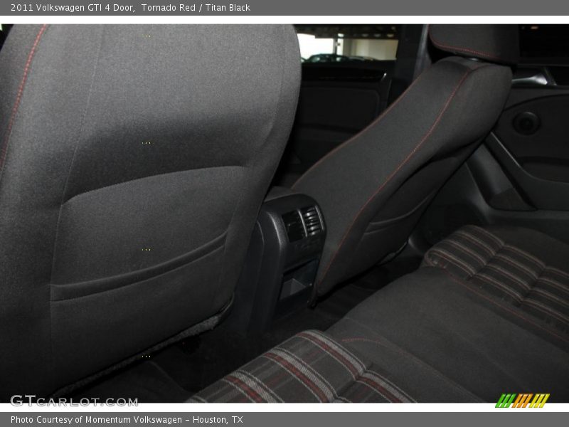 Tornado Red / Titan Black 2011 Volkswagen GTI 4 Door