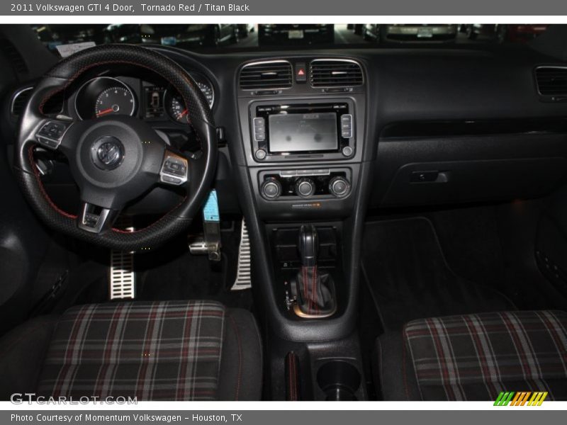 Tornado Red / Titan Black 2011 Volkswagen GTI 4 Door