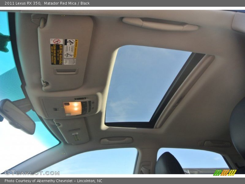 Matador Red Mica / Black 2011 Lexus RX 350