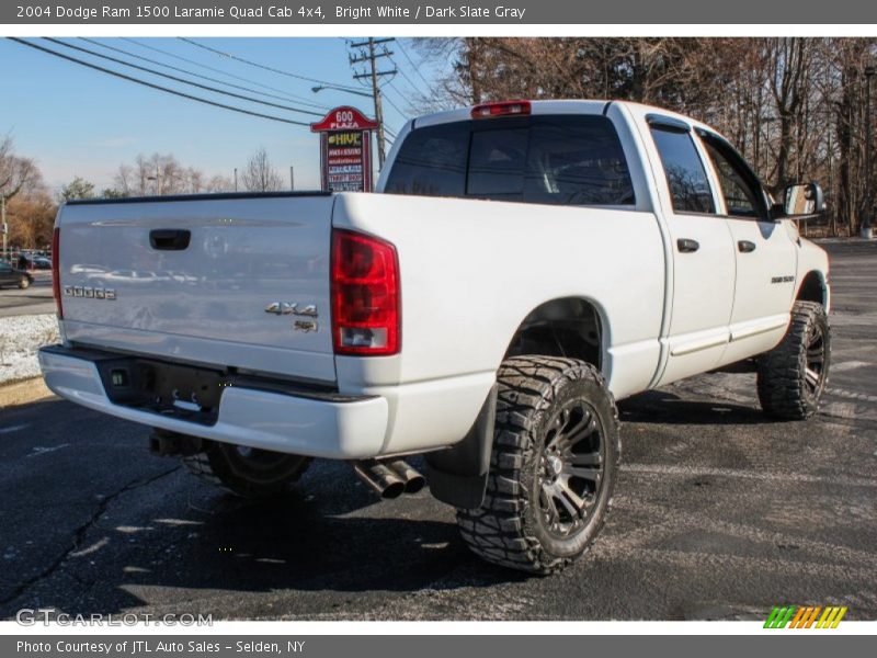 Bright White / Dark Slate Gray 2004 Dodge Ram 1500 Laramie Quad Cab 4x4