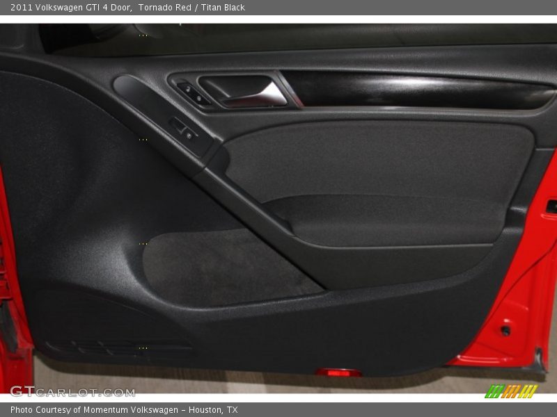 Tornado Red / Titan Black 2011 Volkswagen GTI 4 Door