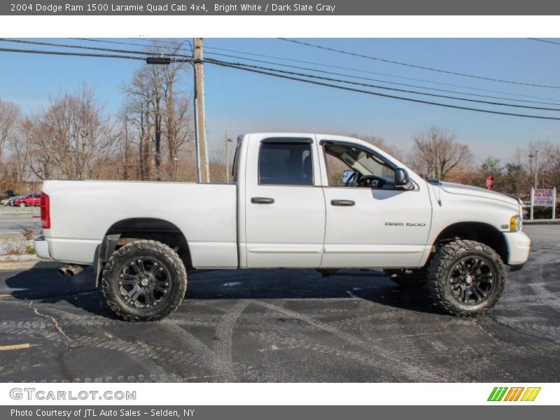 Bright White / Dark Slate Gray 2004 Dodge Ram 1500 Laramie Quad Cab 4x4