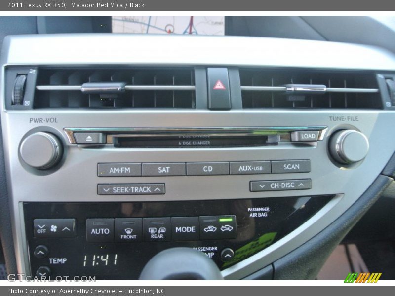 Matador Red Mica / Black 2011 Lexus RX 350