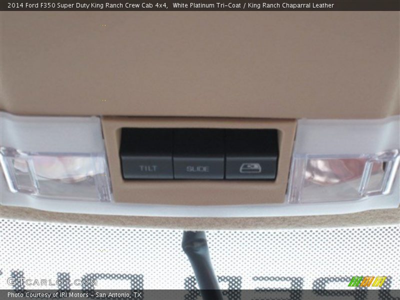White Platinum Tri-Coat / King Ranch Chaparral Leather 2014 Ford F350 Super Duty King Ranch Crew Cab 4x4