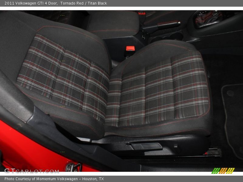 Tornado Red / Titan Black 2011 Volkswagen GTI 4 Door