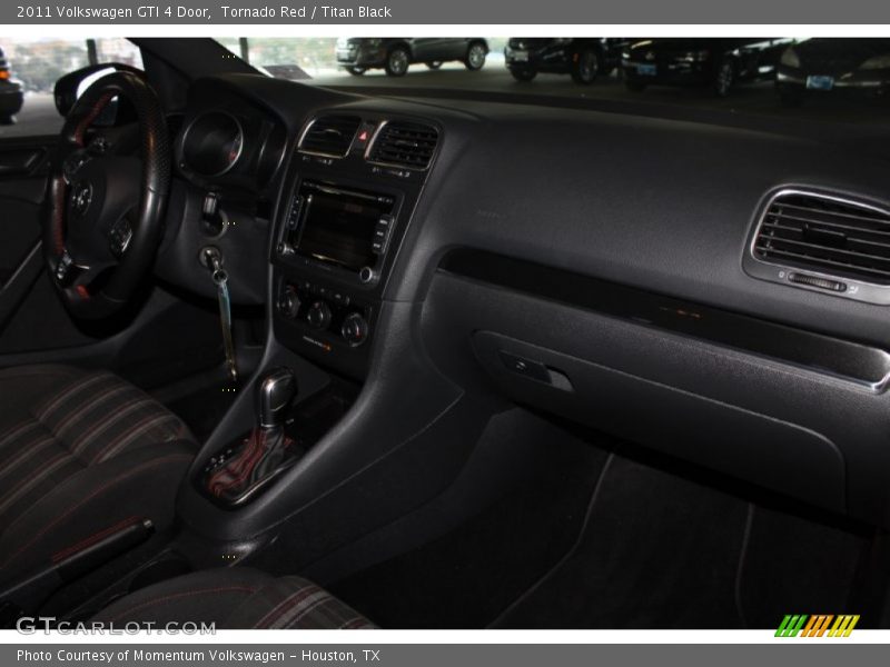 Tornado Red / Titan Black 2011 Volkswagen GTI 4 Door