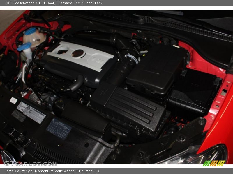 Tornado Red / Titan Black 2011 Volkswagen GTI 4 Door