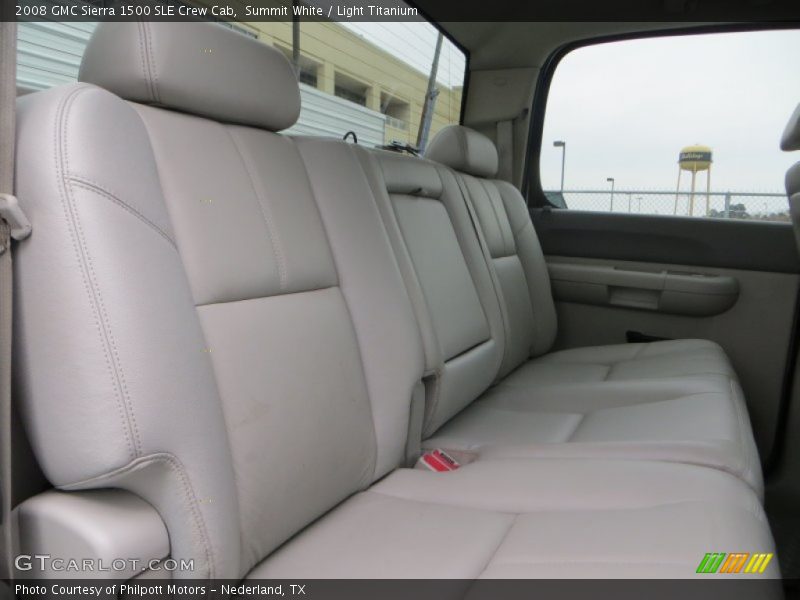 Summit White / Light Titanium 2008 GMC Sierra 1500 SLE Crew Cab