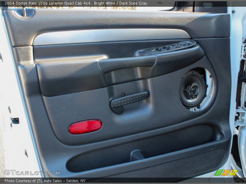 Bright White / Dark Slate Gray 2004 Dodge Ram 1500 Laramie Quad Cab 4x4