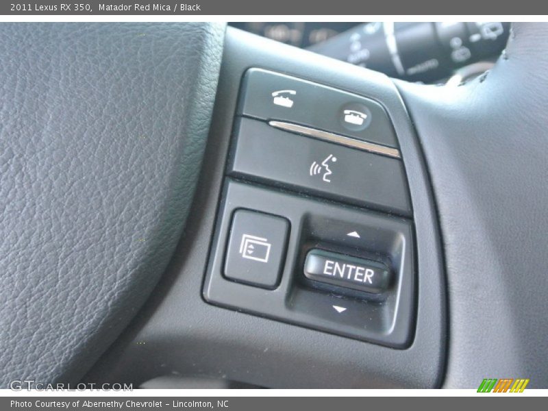 Matador Red Mica / Black 2011 Lexus RX 350