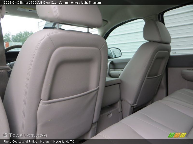 Summit White / Light Titanium 2008 GMC Sierra 1500 SLE Crew Cab
