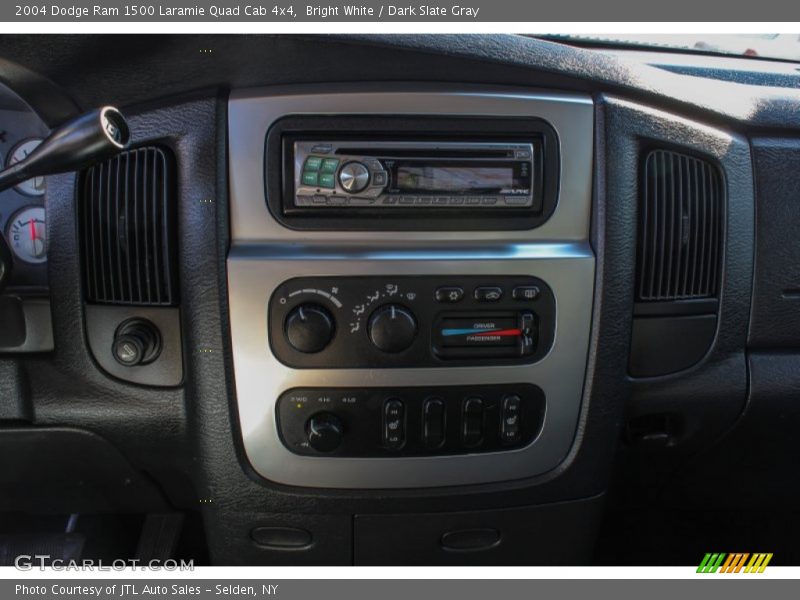 Bright White / Dark Slate Gray 2004 Dodge Ram 1500 Laramie Quad Cab 4x4