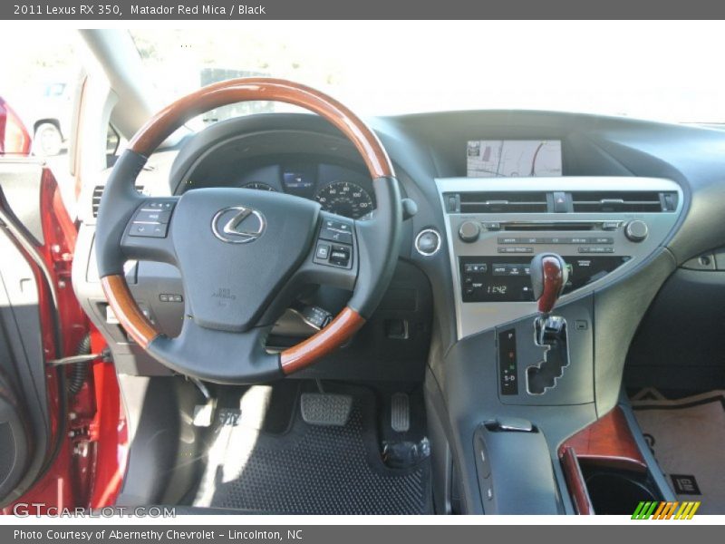 Matador Red Mica / Black 2011 Lexus RX 350
