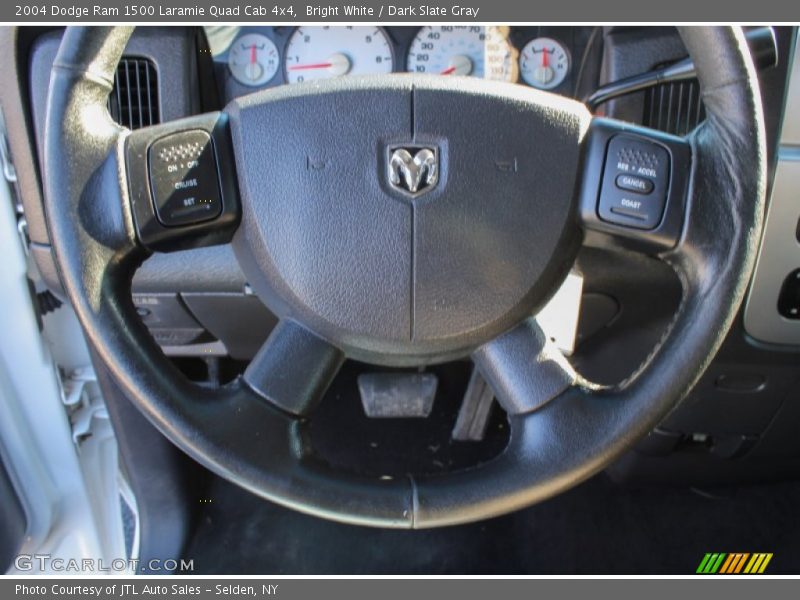Bright White / Dark Slate Gray 2004 Dodge Ram 1500 Laramie Quad Cab 4x4