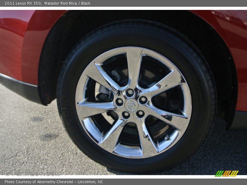 Matador Red Mica / Black 2011 Lexus RX 350