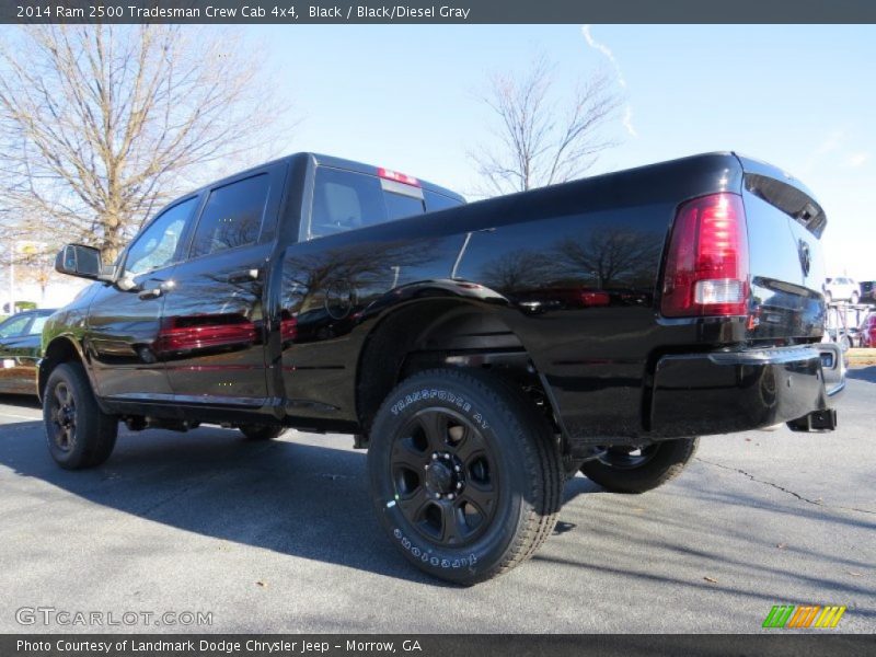 Black / Black/Diesel Gray 2014 Ram 2500 Tradesman Crew Cab 4x4